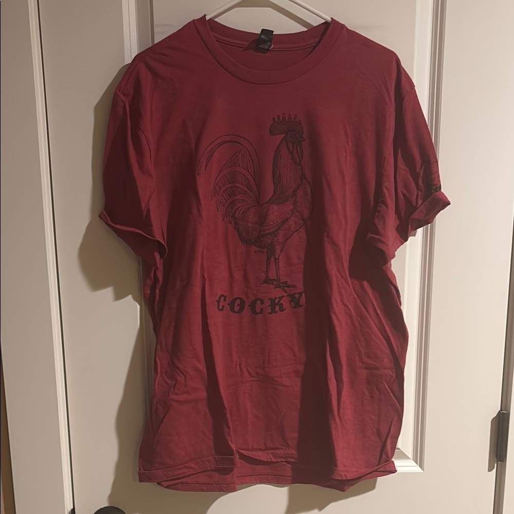 NWOT District Maroon Tee